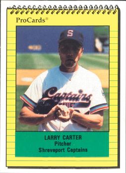 1991 ProCards #1814 Larry Carter Front