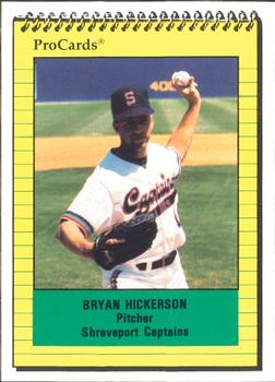1991 ProCards #1815 Bryan Hickerson Front