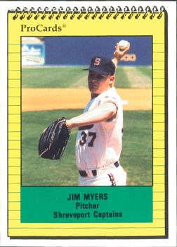 1991 ProCards #1819 Jimmy Myers Front