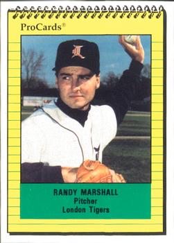 1991 ProCards #1876 Randy Marshall Front