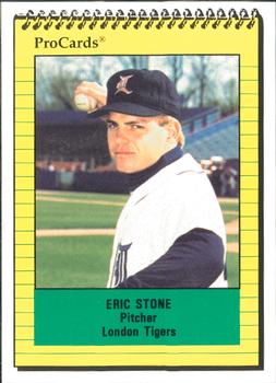 1991 ProCards #1878 Eric Stone Front