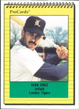 1991 ProCards #1882 Ivan Cruz Front