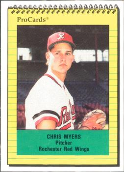 1991 ProCards #1900 Chris Myers Front