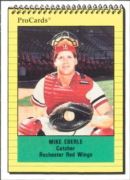 1991 ProCards #1905 Mike Eberle Front