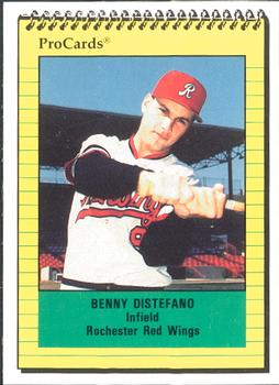 1991 ProCards #1907 Benny Distefano Front