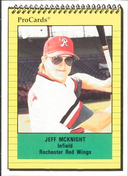 1991 ProCards #1909 Jeff McKnight Front