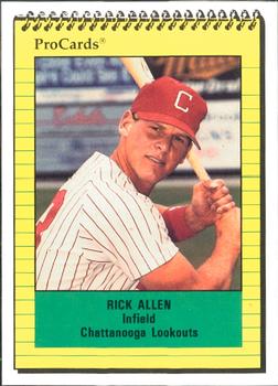1991 ProCards #1964 Rick Allen Front