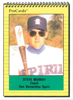 1991 ProCards #2005 Steve Murray Front