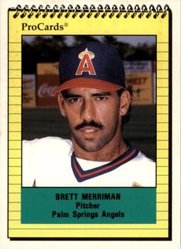 1991 ProCards #2009 Brett Merriman Front
