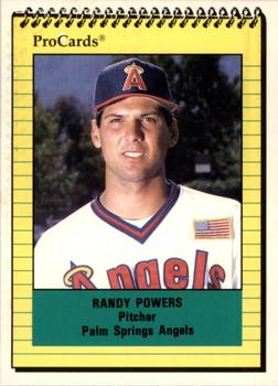 1991 ProCards #2012 Randy Powers Front