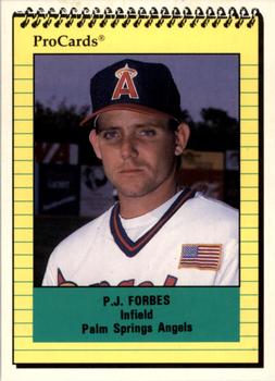 1991 ProCards #2022 P.J. Forbes Front