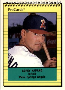 1991 ProCards #2023 Corey Kapano Front