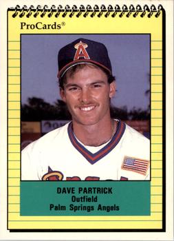 1991 ProCards #2030 Dave Partrick Front