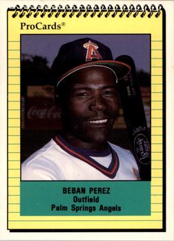 1991 ProCards #2031 Beban Perez Front