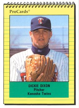 1991 ProCards #2067 Dickie Dixon Front