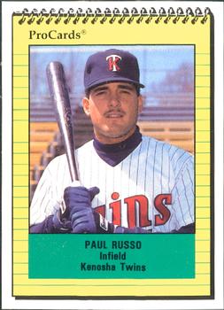 1991 ProCards #2085 Paul Russo Front