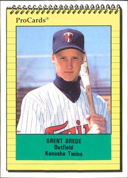 1991 ProCards #2087 Brent Brede Front