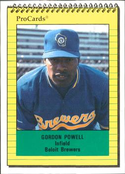 1991 ProCards #2111 Gordon Powell Front