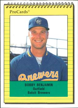 1991 ProCards #2114 Bobby Benjamin Front