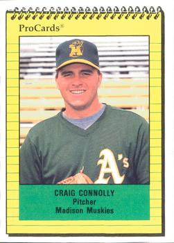 1991 ProCards #2123 Craig Connolly Front