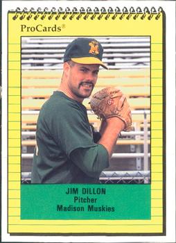 1991 ProCards #2124 Jim Dillon Front