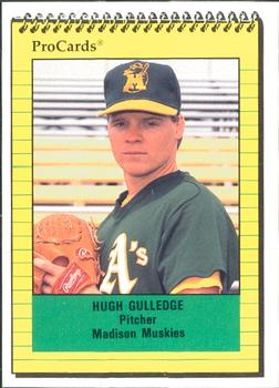 1991 ProCards #2125 Hugh Gulledge Front