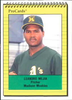 1991 ProCards #2128 Leandro Mejia Front