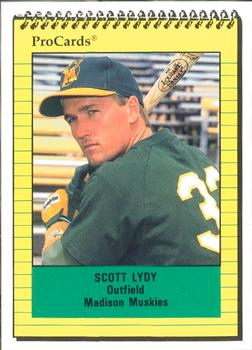 1991 ProCards #2142 Scott Lydy Front