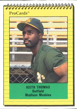 1991 ProCards #2144 Keith Thomas Front