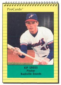 1991 ProCards #2150 Kip Gross Front