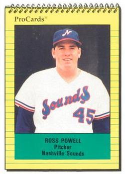 1991 ProCards #2155 Ross Powell Front