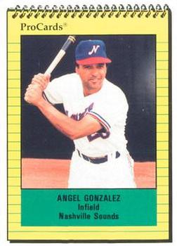 1991 ProCards #2162 Angel Gonzalez Front