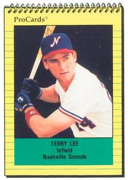 1991 ProCards #2165 Terry Lee Front