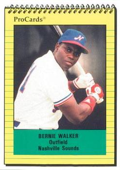1991 ProCards #2171 Bernie Walker Front