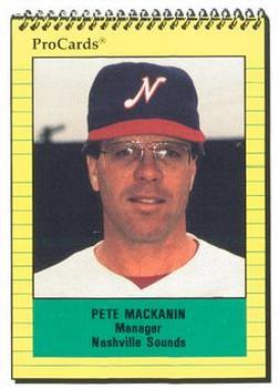 1991 ProCards #2172 Pete MacKanin Front