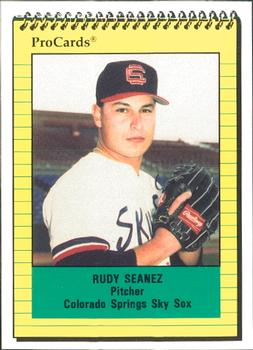 1991 ProCards #2181 Rudy Seanez Front