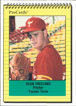 1991 ProCards #2208 Dean Freeland Front