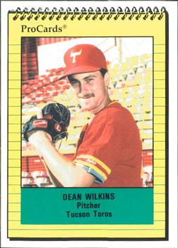 1991 ProCards #2214 Dean Wilkins Front