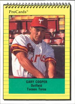 1991 ProCards #2224 Gary Cooper Front