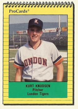 1991 ProCards #2232 Kurt Knudsen Front