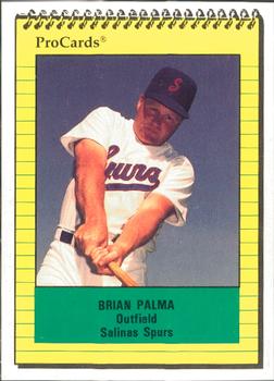 1991 ProCards #2258 Brian Palma Front