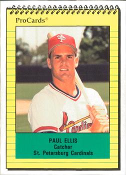 1991 ProCards #2278 Paul Ellis Front