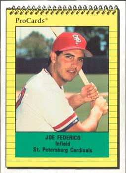 1991 ProCards #2283 Joe Federico Front