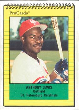 1991 ProCards #2290 Anthony Lewis Front