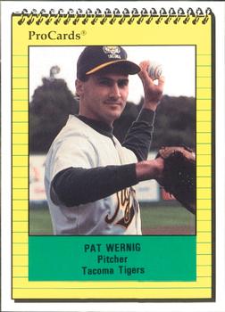 1991 ProCards #2307 Pat Wernig Front