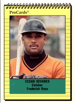 1991 ProCards #2366 Cesar Devarez Front
