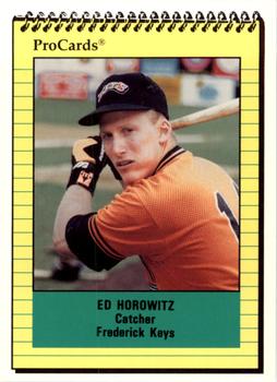 1991 ProCards #2367 Ed Horowitz Front