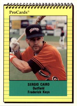 1991 ProCards #2378 Sergio Cairo Front
