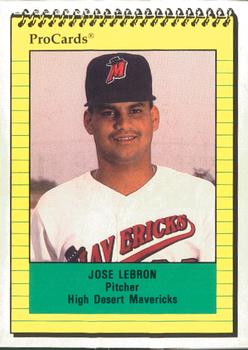 1991 ProCards #2389 Jose Lebron Front