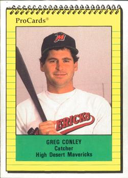 1991 ProCards #2398 Greg Conley Front